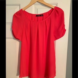 Apt. 9 Coral/Pink Blouse Med